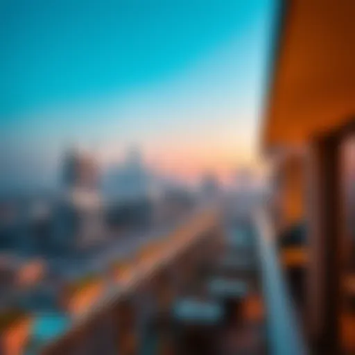Stunning skyline view of Al Telal in Dubai
