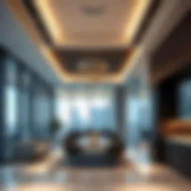 Contemporary Interior Design of Azizi Office Modern interior of Azizi Office space
