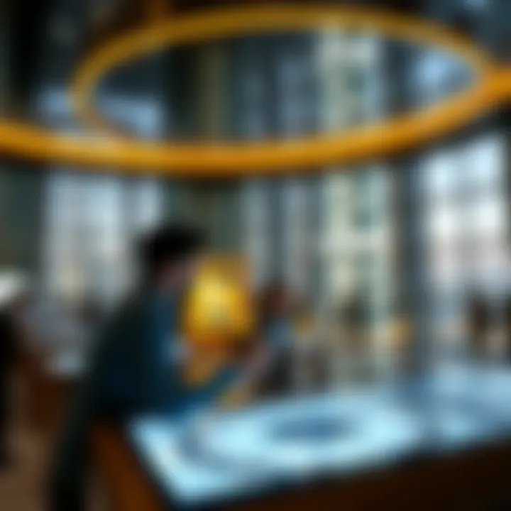 Interactive display inside Burj Khalifa