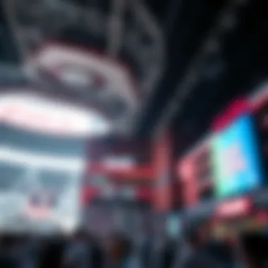 Interior shot of the Coca-Cola Arena during a cultural event, showcasing its role as a hub.