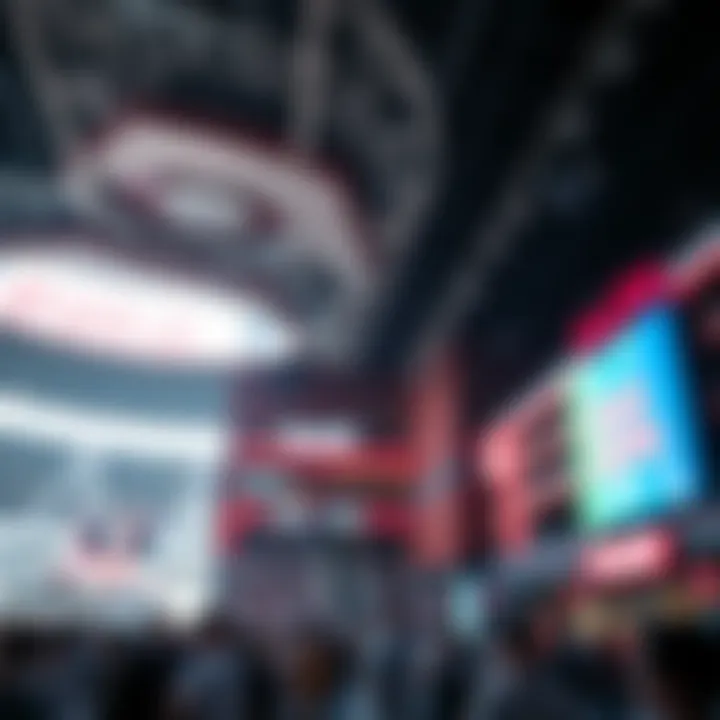 Interior shot of the Coca-Cola Arena during a cultural event, showcasing its role as a hub.