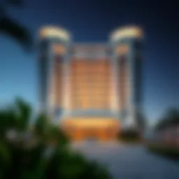 Luxurious exterior view of Delta Hotel JBR showcasing modern architecture