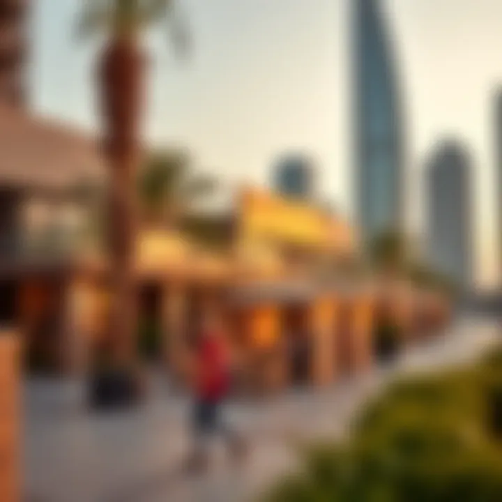 Vibrant lifestyle amenities and leisure areas in Business Bay