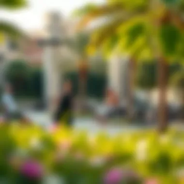 Community Life at Emaar The Greens Residents enjoying leisure time in a vibrant community park