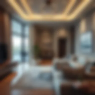 Modern Residences in Emaar The Greens Stylish interiors of a modern apartment in Emaar The Greens