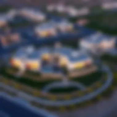 Aerial View of Mira Villas Aerial view of Mira Villas highlighting the surrounding landscape and amenities