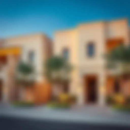Elegant facade of Mira Villas showcasing modern architectural design