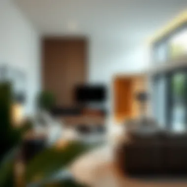 Modern Living Space in Oxford Gardens Modern living space interior within Oxford Gardens