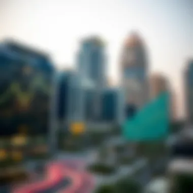 Investment growth charts related to Dubai real estate market