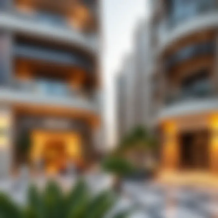 Modern apartments and commercial spaces in سوق القطاره