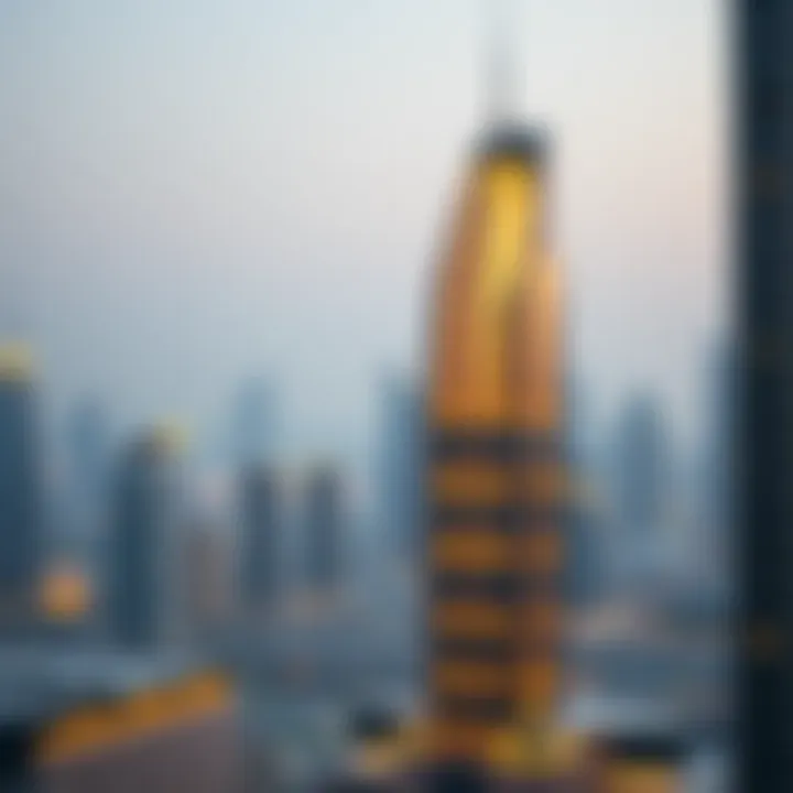 Prominent location of Grosvenor House on Dubai's skyline