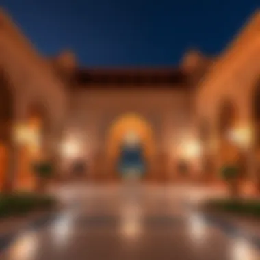 Architectural marvels within Hadiqat Al Ain showcasing intricate design