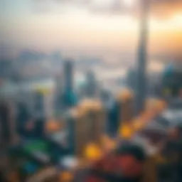 Overview of Dubai's Skyline with Real Estate Developments