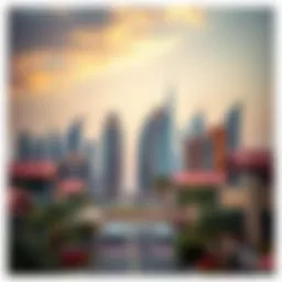 Stunning view of Muntazah's skyline showcasing modern architecture