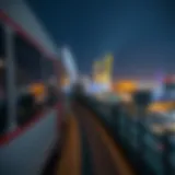 Dubai Metro overlooking the Expo 2020 venue