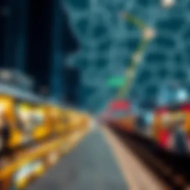 Dubai Metro Route Map: Union to Expo 2020 Map of Dubai Metro routes highlighting Union and Expo 2020