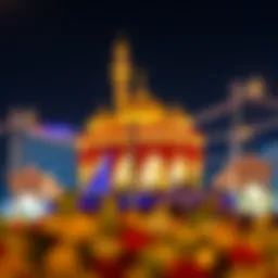 A vibrant celebration during Eid in Dubai